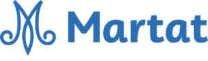 Sininen MArtat-logo.